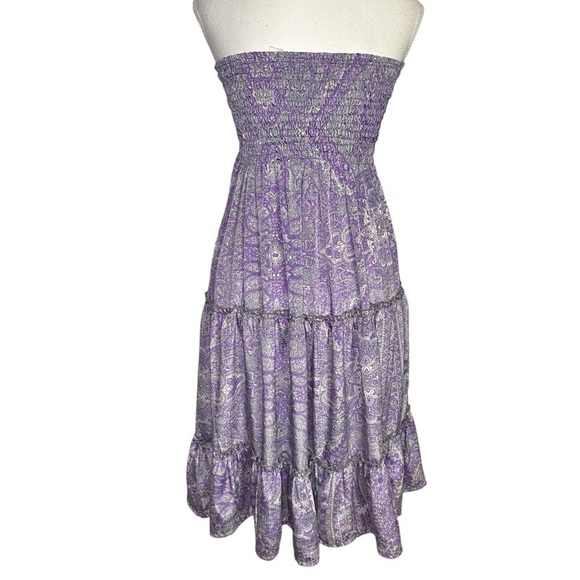 Perry Walker Collective Convertible Dress/Skirt - Purple Paisley Print - Picture 2 of 15